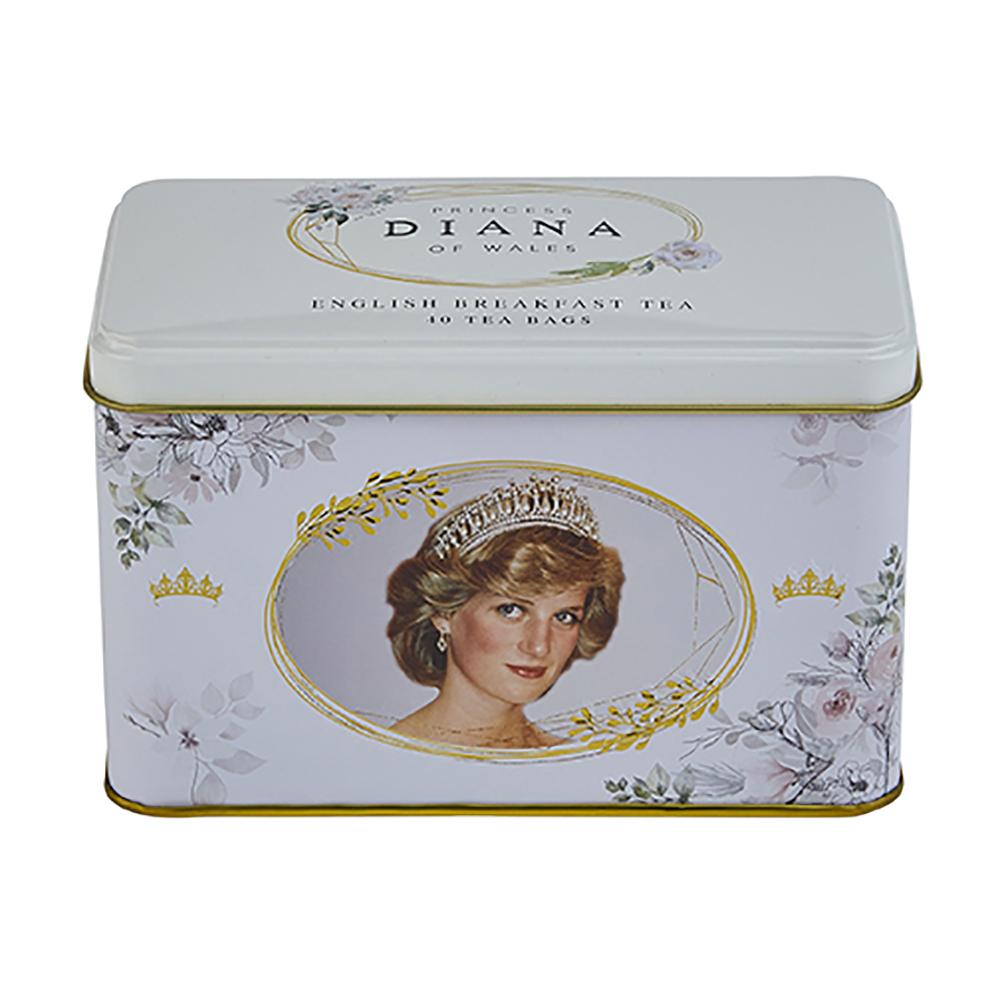 Diana Princess Of Wales English Breakfast Tea Tin 40 Teabags Black Tea New English Teas 